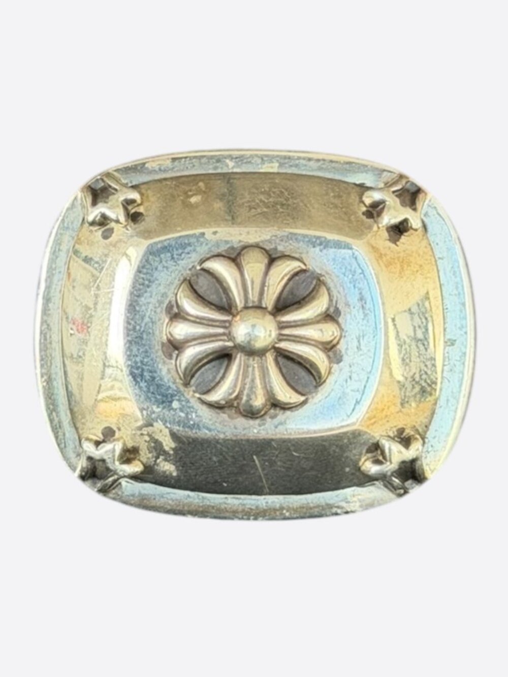 Chrome Hearts Silver XL Cross Ring